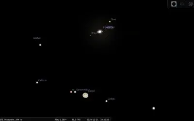 A Jupiter-Szaturnusz Nagy Konjunkciója a Vízöntő 1. fokán